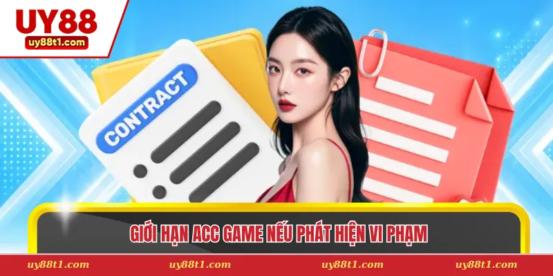 Giới hạn acc game nếu phát hiện vi phạm