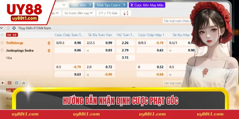 Hướng dẫn nhận định cược phạt góc