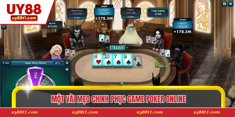 Một vài mẹo chinh phục game poker online